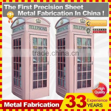 london antique telephone booth decoration with 33 years experience