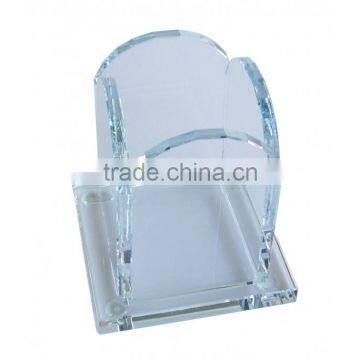 JINGYAGE Office Table Set Crystal Simple Transparent Pen Holder Set photo-3