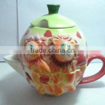 ceramic tea set with cup