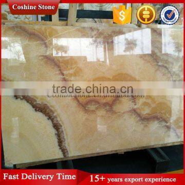 Onyx marble type and cut-to-size stone form standard marble slab size