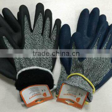 DDSAFETY 2017 Black Nitrile Coated Gloves Cut Resistance Gloves photo-4