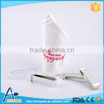 China supplier disposable printed inflight plastic PS napkins