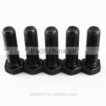 The black color hex bolt with cheap price