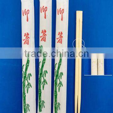 Cheap and High Quality Customized Natual Disposible Paper Cover Wholesale Bamboo Chopsticks photo-2
