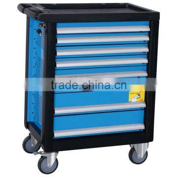 tool trolly with different size drawers