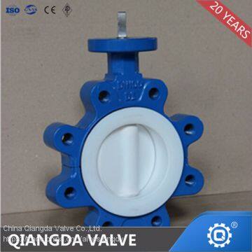 API 609 PTFE/Teflon(R) Lined Center Disc Butterfly Valve photo-4