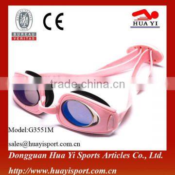 Custom Style Silicone pc Lens Wholesales Waterproof Swimming Goggles photo-3