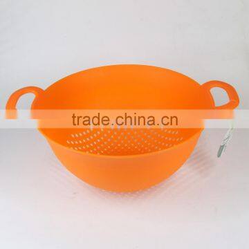 Big Plastic Bowl With Handle for Washing Vegetables Fruits photo-4