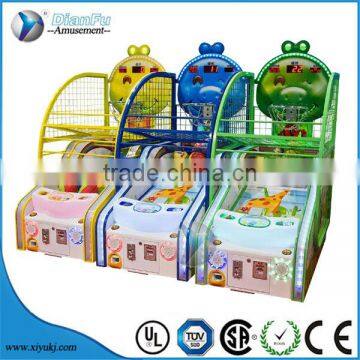 Kids coin operated children basketball game machine family entertainment center kids dudu arcade basketball game machine