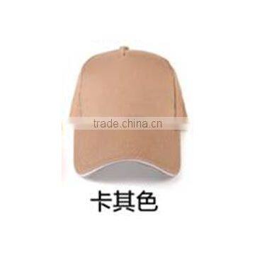 Polyester Cotton 5 Panel Or 6 Panel In-stock Plain Black Kaki Cap photo-6