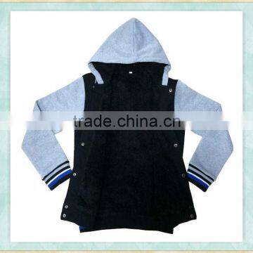 Cheap Factory Price Wholesale Plain American Varsity Jacket photo-2
