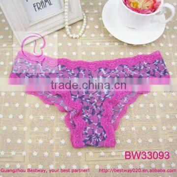 Sexy images fashion purple leopard cheeky panties for young girls ladies women