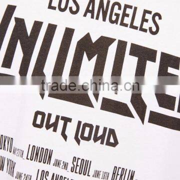 High Quality Wholesale Cotton White Streetwear Mens American Apparel Tshirt OEM Modern Screen Printing Tees photo-6