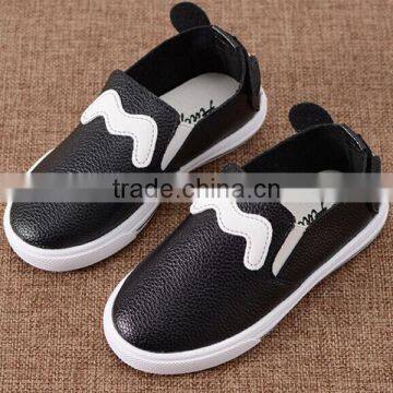 F10070E Fashion children shoes new pattern design slip on kids leisure shoes