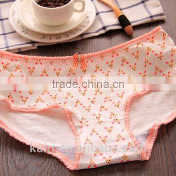 Top Quality Women's Cotton Briefs High Waist Panties Cotton Underwear Cute Girl Lingerie Breathable Underpants EA3 photo-5