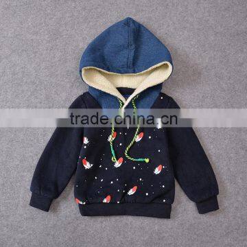 S15267A Children Hoodies Boys Long Sleeve Pullover Winter Hoodies photo-2