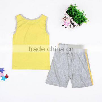 S15538A 2017 Summer Short Cotton Sleepwear Set Baby Boys Pajamas photo-3