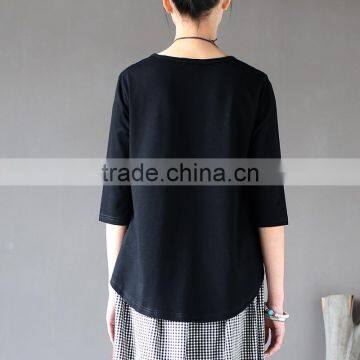 Z&M Linen Blouse Linen T-shirt for Women Plus Size t Shirt for Women photo-2