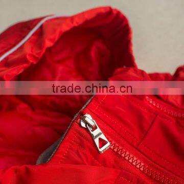 Fashion Double Zipper Kids Coat Children Winter Cotton Padded Jackets photo-5