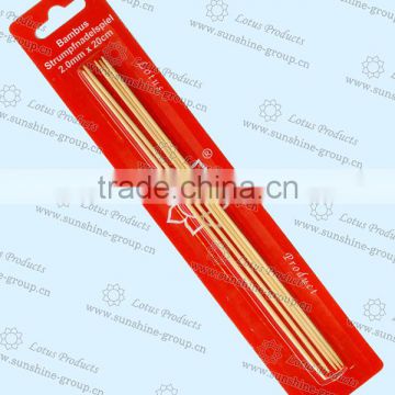 Bamboo Material Double Points Knitting Needles Sock Knitting Needle in Bilster Packing