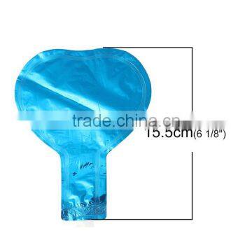 Aluminium Foil Balloons Party Decoration Heart Blue photo-2