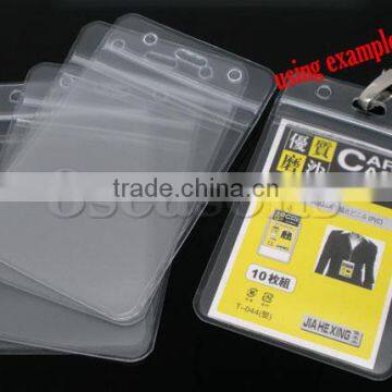 10PCS Transparent Waterproof Cheap Business Card Holder