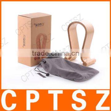 Wooden Headphone Holder Hanger Headset Frame Stand Headset Holder Support Frame photo-4