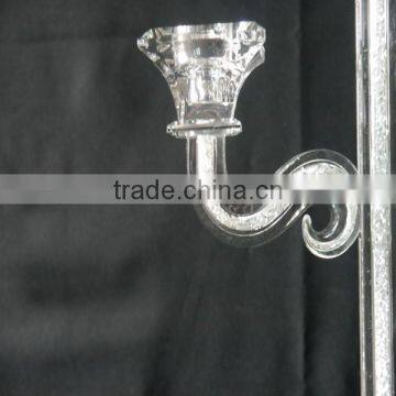 Hot Sale !!! Unique Crystal Candle Holders Wedding Table Decorations JKC-0010 photo-3