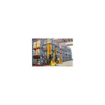 Automatic Steel Double Deep VNA Racking System With 3.9m Box-shape Beam