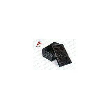Comestic Products Storage Large Black Cardboard Boxes With Lids For Gifts