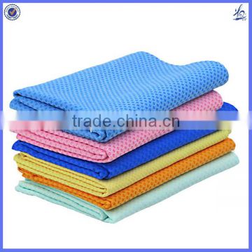 pva sports absorbent embossed hand towel