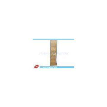 ISO Double side Slatwall Display fixtures / MDF Display Stand For Promotion