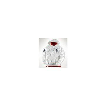 men Big Pony Fleece Hoodie, free shipping, popular color white, size L