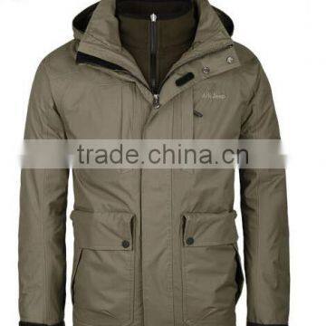 3 in 1 Mens Designer Winter Coats for Outdoor