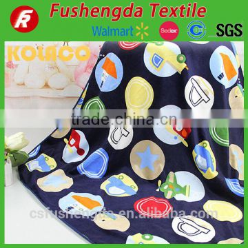 Top quality cheap printed coral fleece baby blanket wholesale