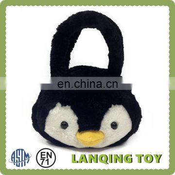 3D Soft Stuffed Cute Penguin Plush Toy Bag For Kids