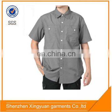 High tenacity Manufacturer Outdoor Grey color Industrial mechanic shirt workwear