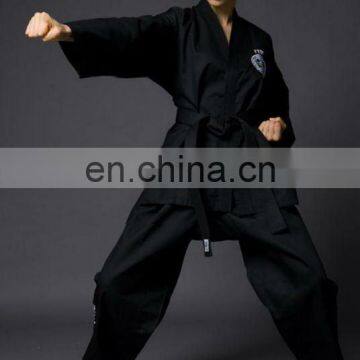 Black ITF master taekwondo uniform/taekwondo equipments