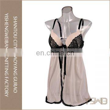 Custom polyester comfortable mature sex womens nightgown