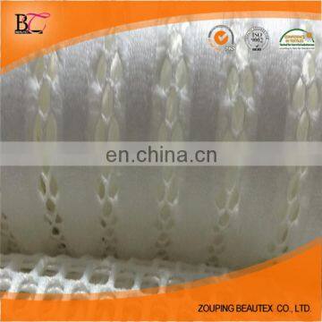 Hot sale 100% polyester 3d air spacer mesh fabric with hexagonal hole