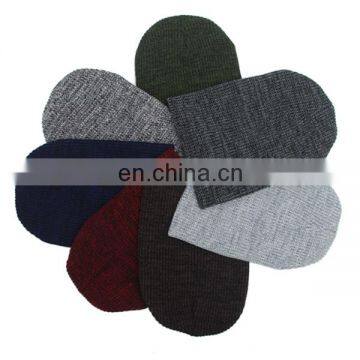 Fashion warm color variegated knitted hat men and women trend sets of head cap wool hat