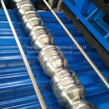 27-190-950 Roof Tile Roll Forming Machine Metal Sheet Panel Roll Former Steel Profiling Equipment photo-4