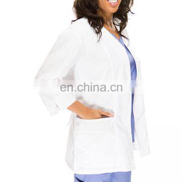 Hospital White Medical Doctor Lab Coat/100% cotton hospital uniform