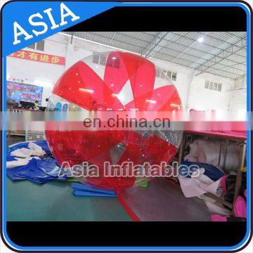 2017 New Inflatable Floating water walking ball with color strip for Inflatable Pool Toys