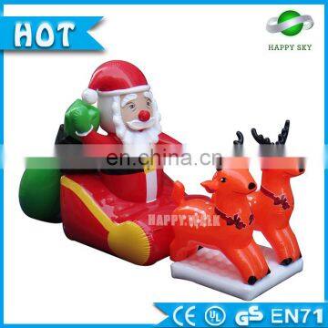 2017 giant Christmas inflatable decoration for party , inflatable christmas santa decoration