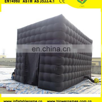 Buildings inflatable cube tent price with LED light 30ft/6m