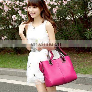 Fashion high quality hot sale Europe style 6 colors ladies PU leather bag