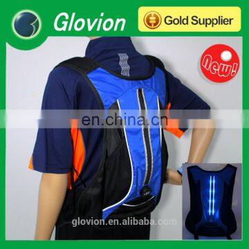 New design USB led light backpack for knight