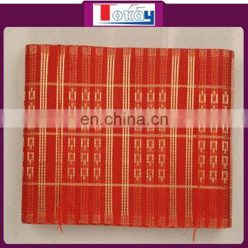 Big selling red aso oke nigeria swiss headtie