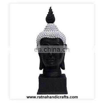 Buddha Face With fiber Base Large Statue